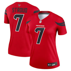 Houston Texans Nike C.J. Stroud Women's Alternate Legend Player Performance Top