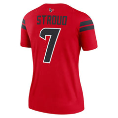 Houston Texans Nike C.J. Stroud Women's Alternate Legend Player Performance Top