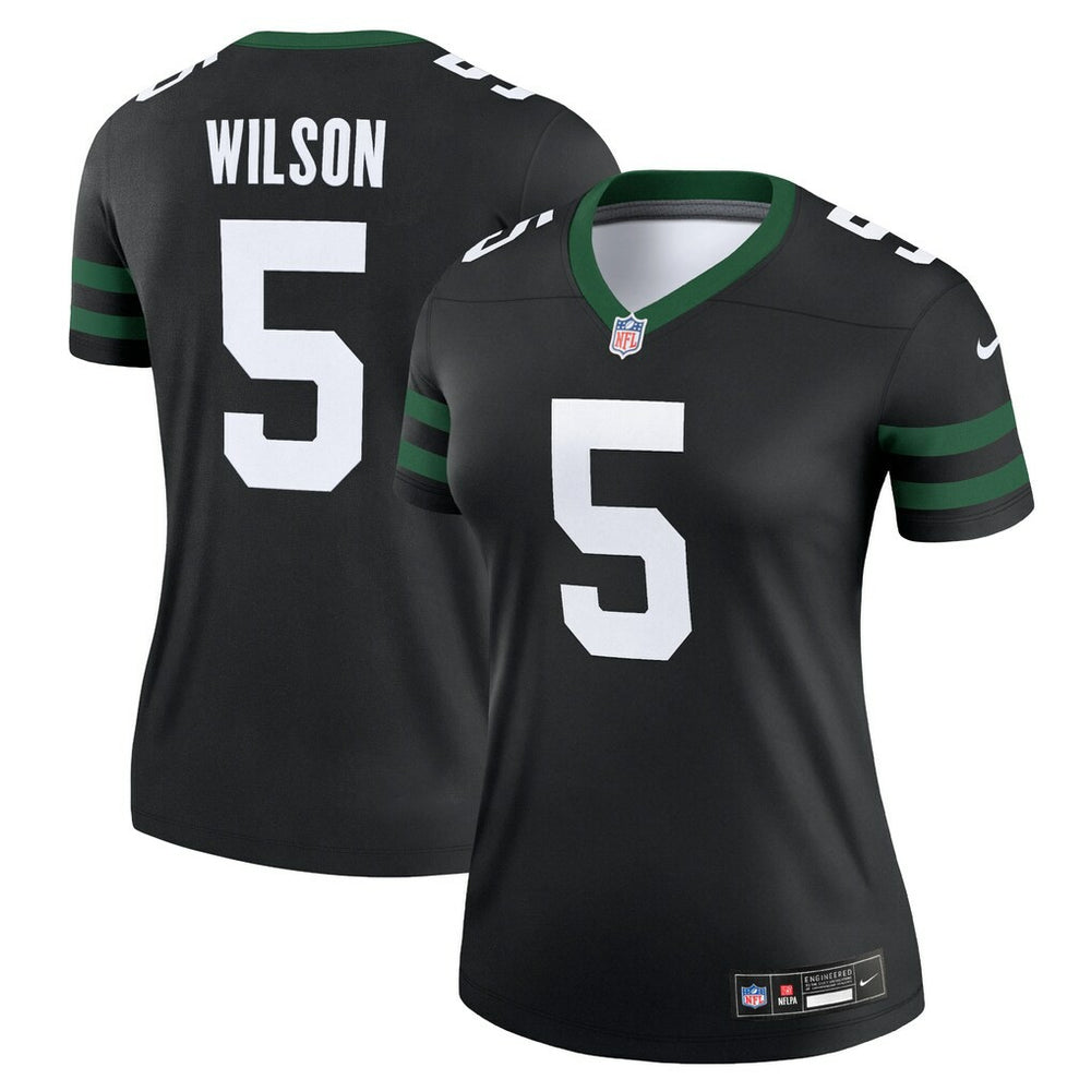 New York Jets Nike Garrett Wilson Women's Alternate Legend Player Performance Top