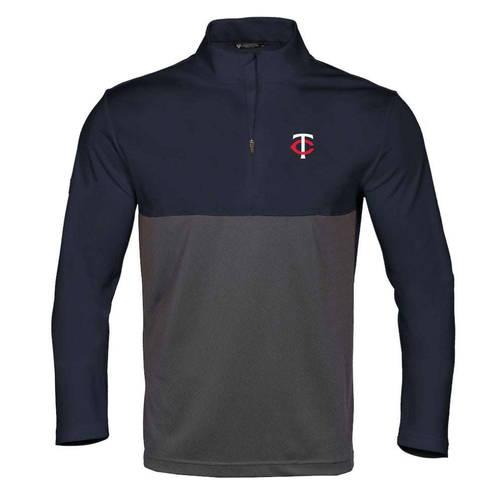 Minnesota Twins Levelwear Pursue Insignia Core Quarter-Zip Pullover Top | MLB Sale