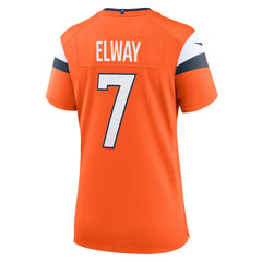 Denver Broncos Nike John Elway Women's Mile High Collection Retired Player Game Jersey