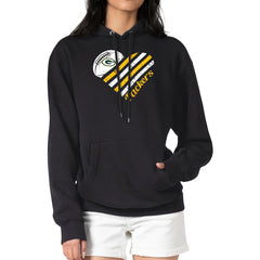 Green Bay Packers G-III 4Her by Carl Banks Women's Heart Graphic Fleece Pullover Hoodie
