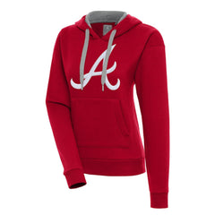 Atlanta Braves Antigua Women's Victory Pullover Hoodie | MLB Outlet