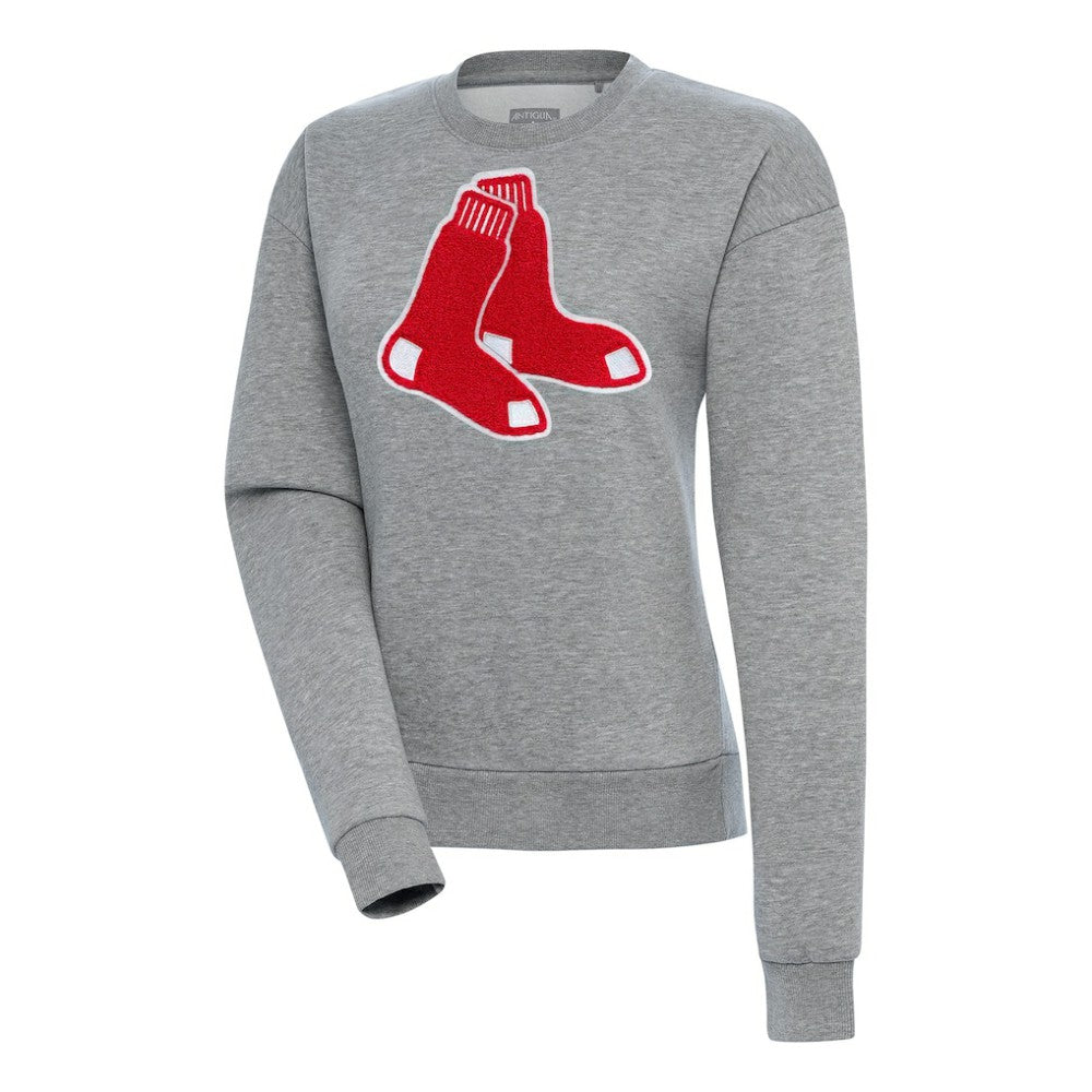 Boston Red Sox Antigua Women's Victory Chenille Pullover Sweatshirt | MLB For sale