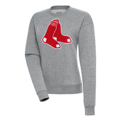 Boston Red Sox Antigua Women's Victory Chenille Pullover Sweatshirt | MLB For sale
