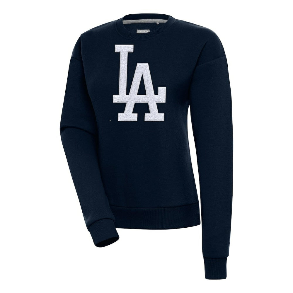 Los Angeles Dodgers Antigua Women's Victory Chenille Pullover Sweatshirt | MLB On Sale