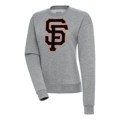 San Francisco Giants Antigua Women's Victory Chenille Pullover Sweatshirt | MLB US