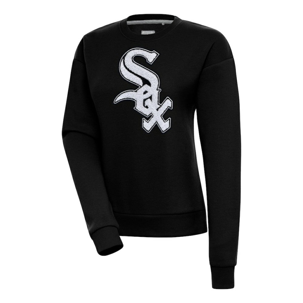 Chicago White Sox Antigua Women's Victory Chenille Pullover Sweatshirt | MLB Outlet