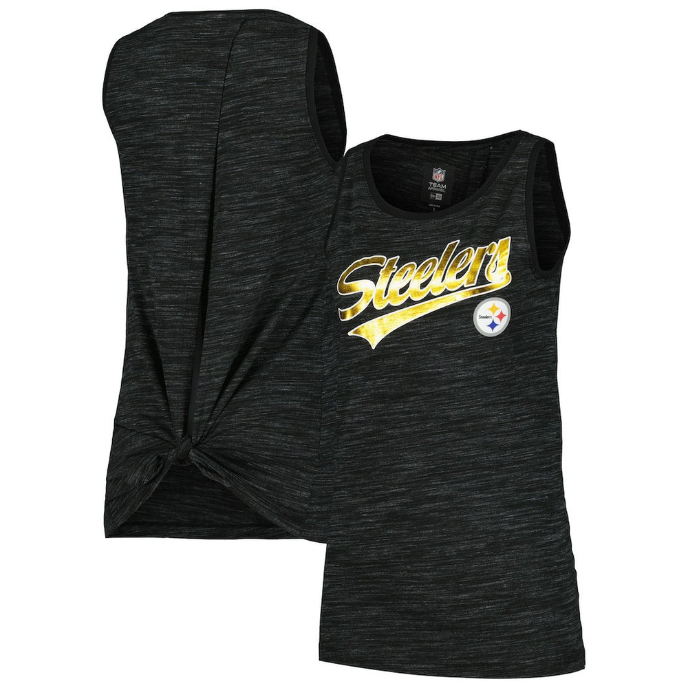 Pittsburgh Steelers New Era Women's Space Dye Active Tank Top