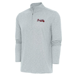 Atlanta Braves Antigua Hunk Quarter-Zip Pullover Top | MLB Near me