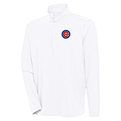 Chicago Cubs Antigua Hunk Quarter-Zip Pullover Top | MLB New