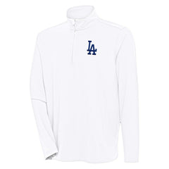Los Angeles Dodgers Antigua Hunk Quarter-Zip Pullover Top | MLB On Sale