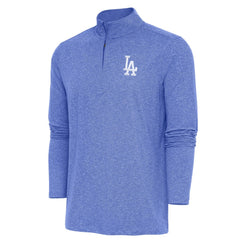 Los Angeles Dodgers Antigua Hunk Quarter-Zip Pullover Top | MLB On Sale