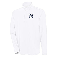 New York Yankees Antigua Hunk Quarter-Zip Pullover Top | MLB Sale