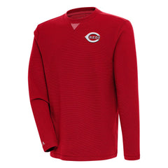 Cincinnati Reds Antigua Flier Bunker Pullover Sweatshirt | MLB Shop