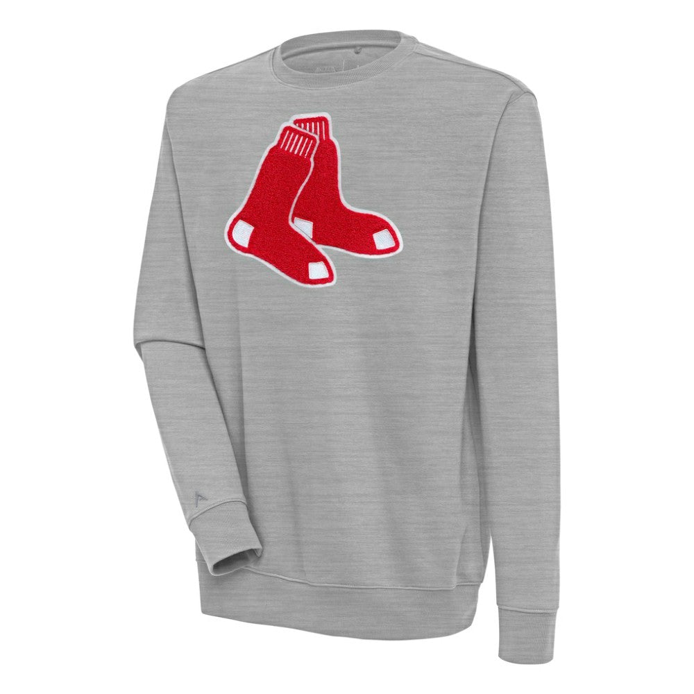Boston Red Sox Antigua Victory Crewneck Chenille Pullover Sweatshirt | MLB Sale