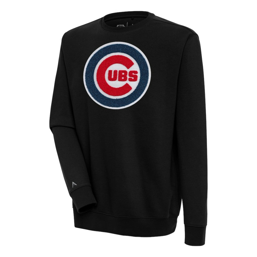 Chicago Cubs Antigua Victory Crewneck Chenille Pullover Sweatshirt | MLB Online