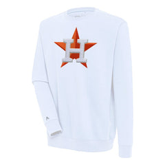 Houston Astros Antigua Victory Crewneck Chenille Pullover Sweatshirt | MLB Near me