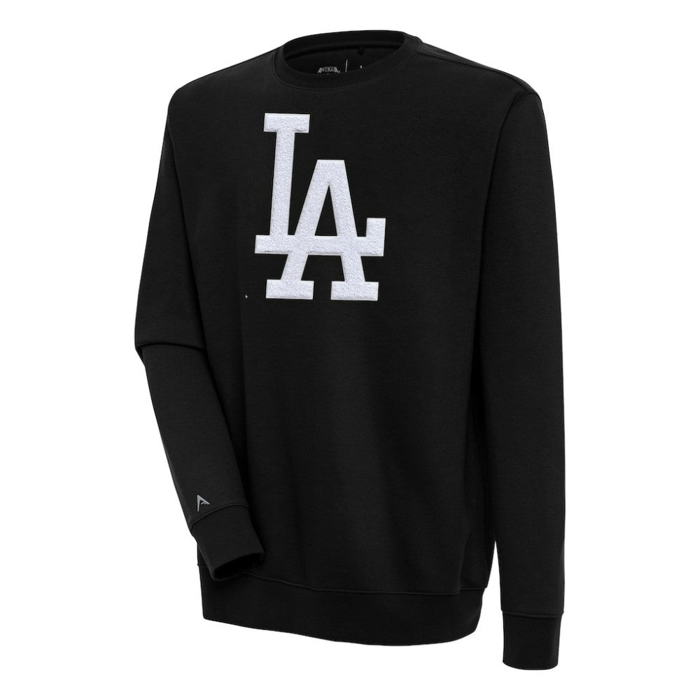 Los Angeles Dodgers Antigua Victory Crewneck Chenille Pullover Sweatshirt | MLB Near me
