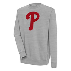Philadelphia Phillies Antigua Victory Crewneck Chenille Pullover Sweatshirt | MLB Online