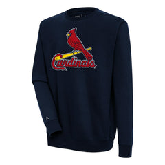 St. Louis Cardinals Antigua Victory Crewneck Chenille Pullover Sweatshirt | MLB Outlet