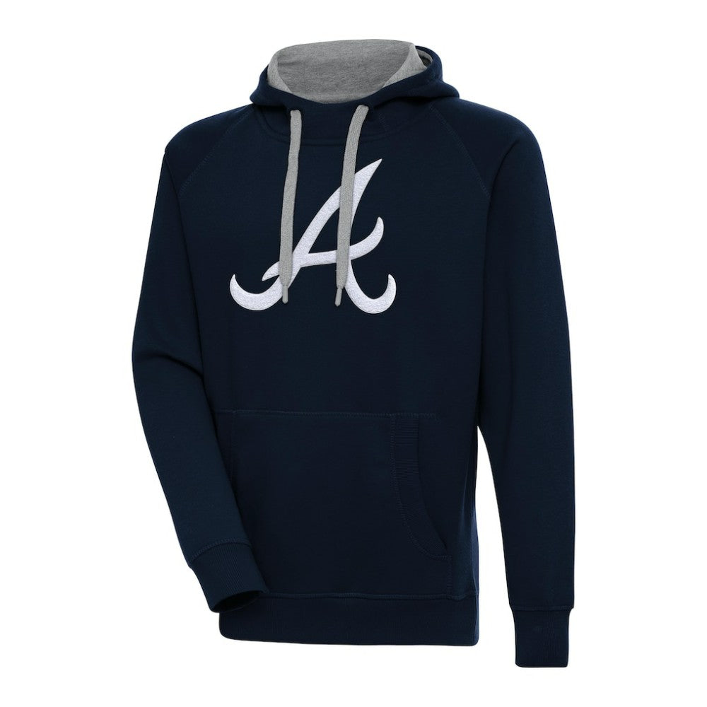 Atlanta Braves Antigua Victory Chenille Pullover Hoodie | MLB For sale