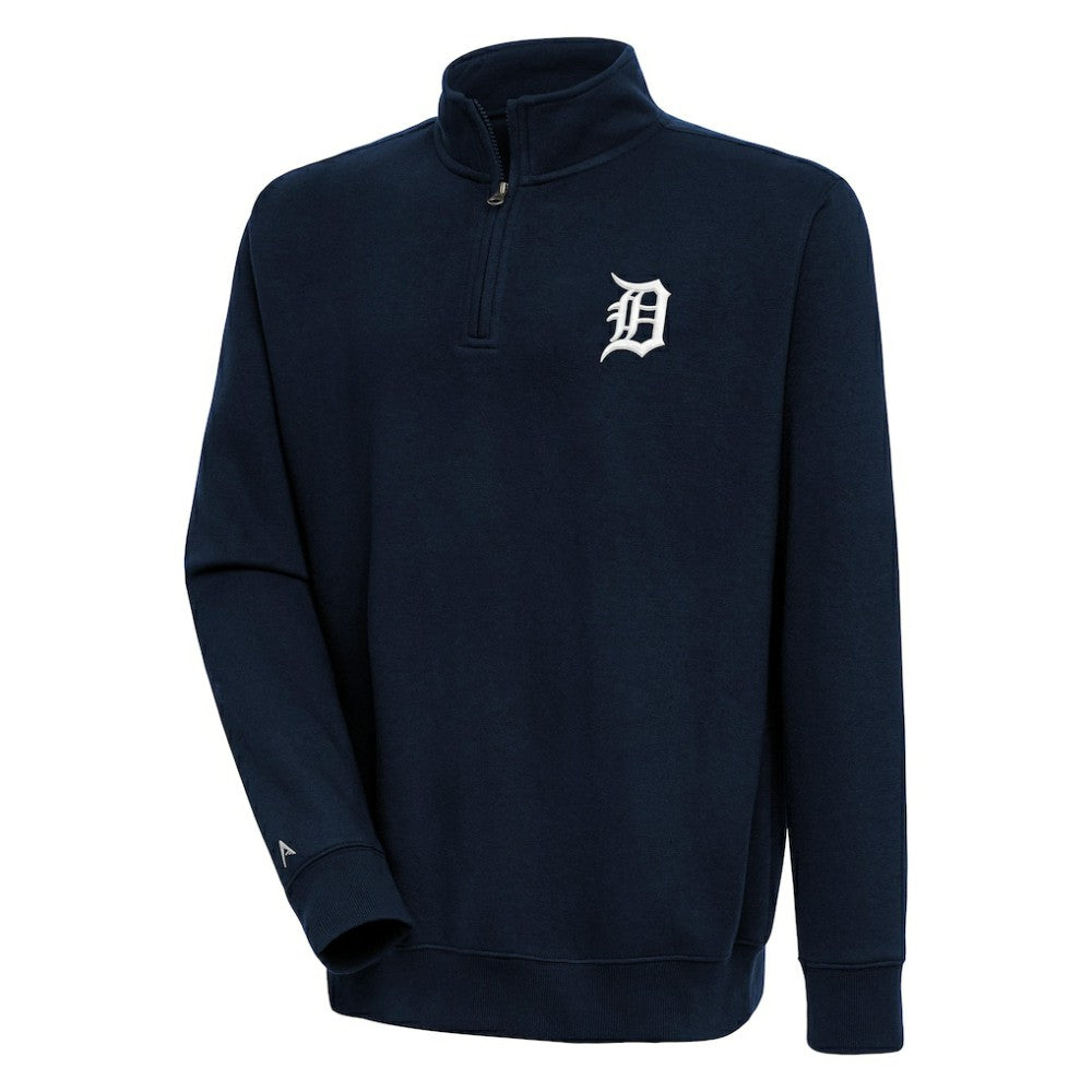 Detroit Tigers Antigua Victory Quarter-Zip Pullover Top | MLB Sale