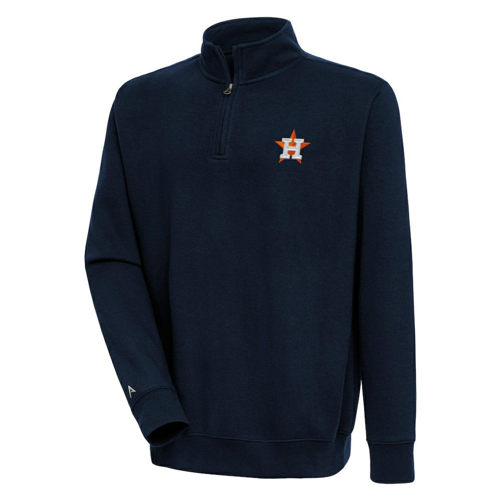 Houston Astros Antigua Victory Quarter-Zip Pullover Top | MLB Shop