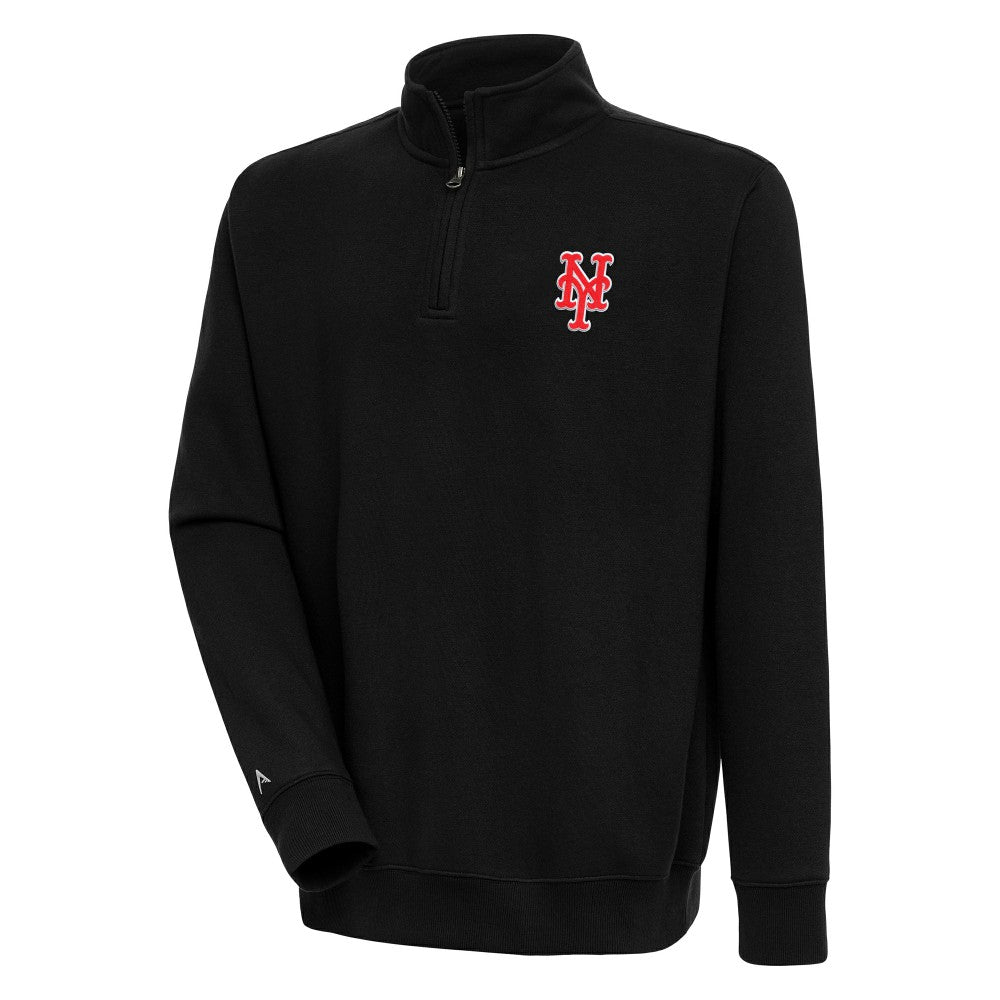 New York Mets Antigua Victory Quarter-Zip Pullover Top | MLB Shop