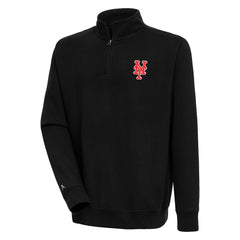 New York Mets Antigua Victory Quarter-Zip Pullover Top | MLB Shop