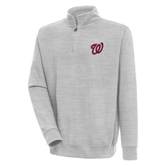 Washington Nationals Antigua Victory Quarter-Zip Pullover Top | MLB US