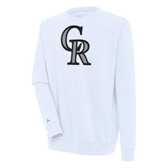 Colorado Rockies Antigua Victory Pullover Sweatshirt | MLB For sale