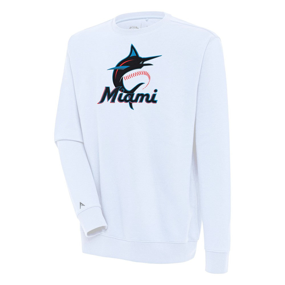 Miami Marlins Antigua Victory Pullover Sweatshirt | MLB For sale