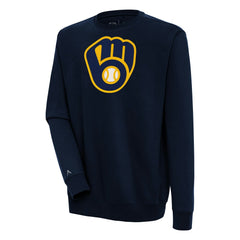 Milwaukee Brewers Antigua Victory Pullover Sweatshirt | MLB New