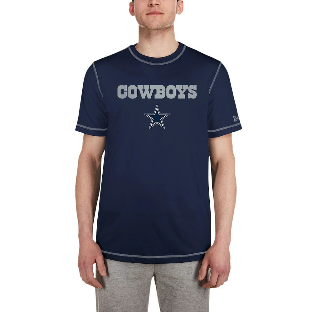 Dallas Cowboys New Era Third Down Puff Print T-Shirt