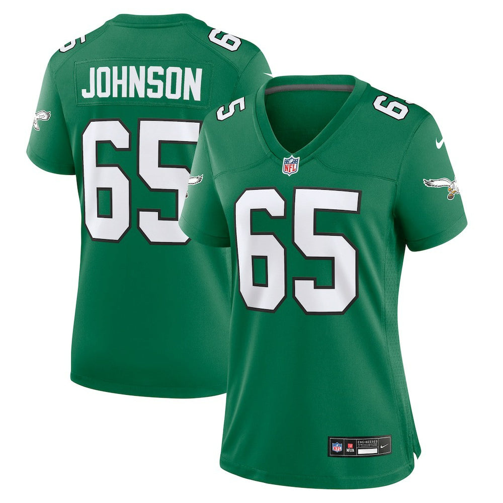 Philadelphia Eagles Nike Lane Johnson Women's Alternate Game Jersey
