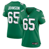 Philadelphia Eagles Nike Lane Johnson Women's Alternate Game Jersey