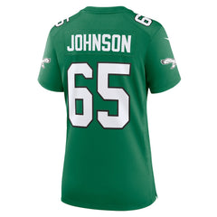 Philadelphia Eagles Nike Lane Johnson Women's Alternate Game Jersey