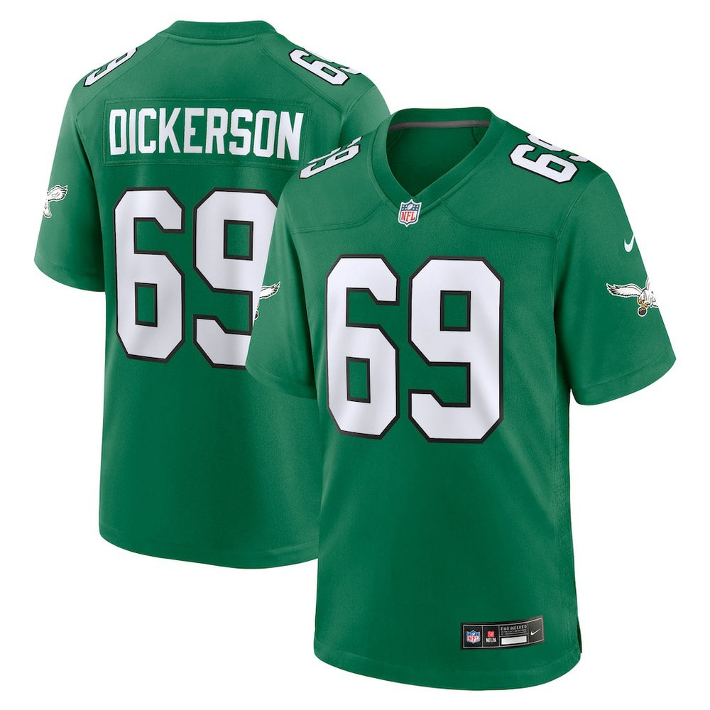 Landon Dickerson Philadelphia Eagles Alternate Game Jersey - Kelly Green