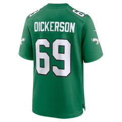 Landon Dickerson Philadelphia Eagles Alternate Game Jersey - Kelly Green