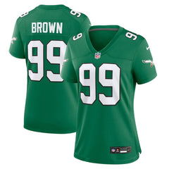 Philadelphia Eagles Nike Jerome Brown Women's Alternate Game Jersey