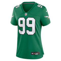 Jerome Brown Philadelphia Eagles Women's Alternate Game Jersey - Kelly Green