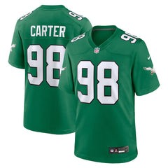 Philadelphia Eagles Nike Jalen Carter Alternate Game Jersey