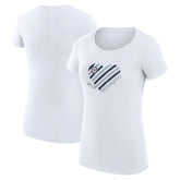 Winnipeg Jets G-III 4Her by Carl Banks Women's Super-Slim Fit Lightweight Heart T-Shirt Discount