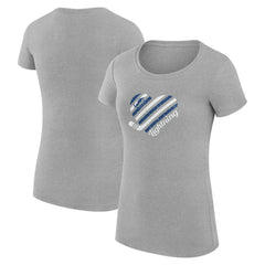 Tampa Bay Lightning G-III 4Her by Carl Banks Women's Super-Slim Fit Lightweight Heart T-Shirt Online