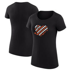 Philadelphia Flyers G-III 4Her by Carl Banks Women's Super-Slim Fit Lightweight Heart T-Shirt For Sale