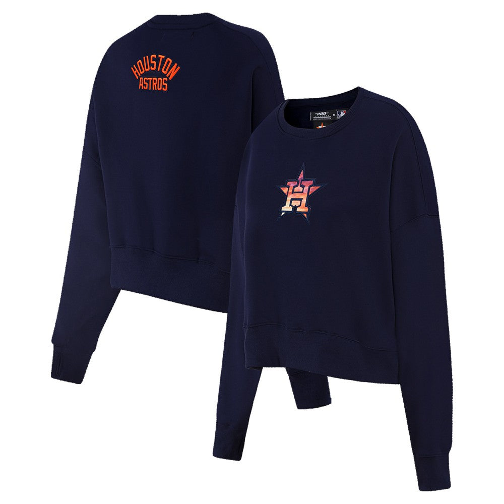 Houston Astros Pro Standard Women's Painted Sky Pullover Sweatshirt | MLB Near me