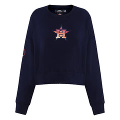 Houston Astros Pro Standard Women's Painted Sky Pullover Sweatshirt | MLB Near me