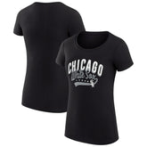 Chicago White Sox G-III 4Her by Carl Banks Women's Super-Slim Fit Lightweight Filigree Team T-Shirt | MLB New