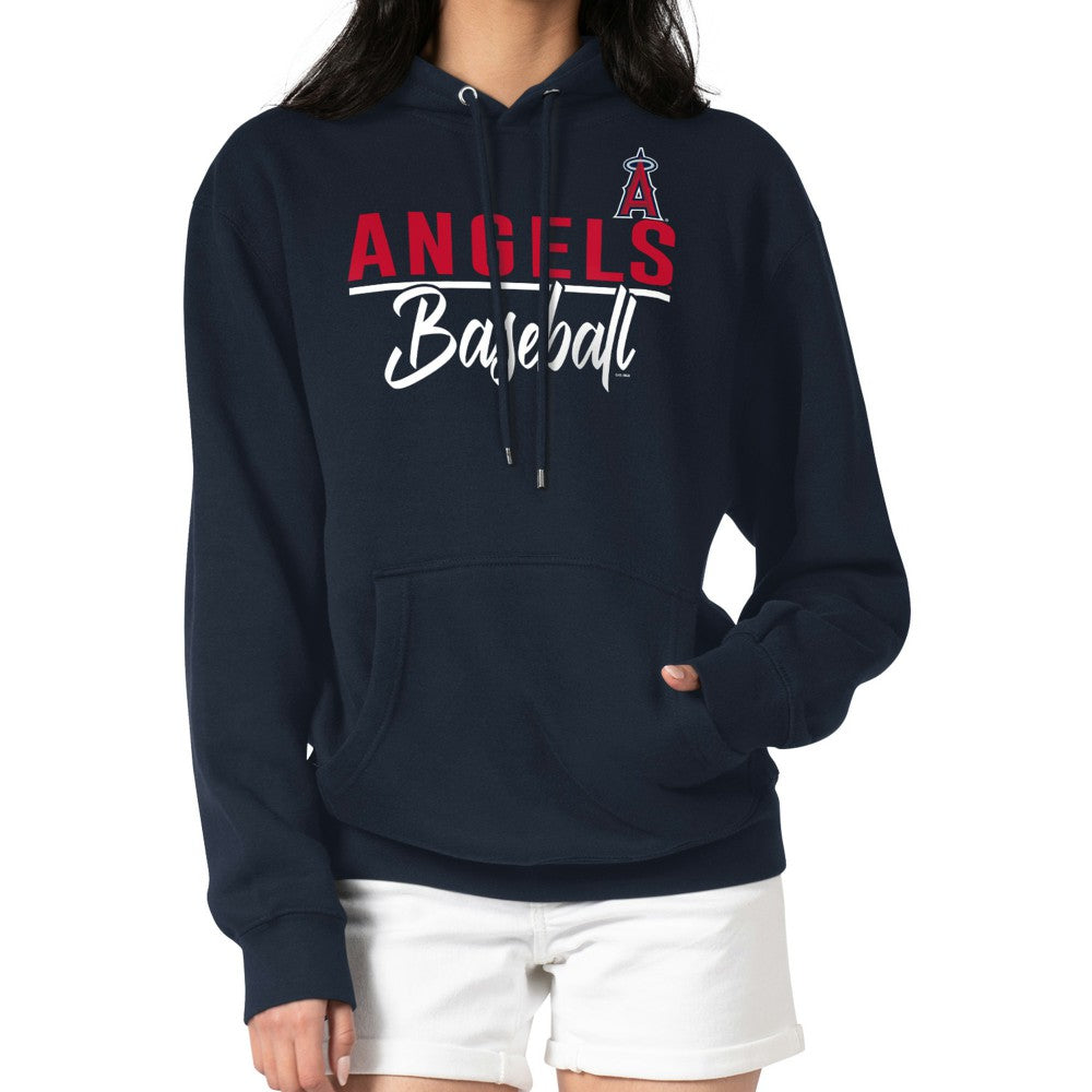 Los Angeles Angels G-III 4Her by Carl Banks Women's Team Fleece Pullover Hoodie | MLB For sale